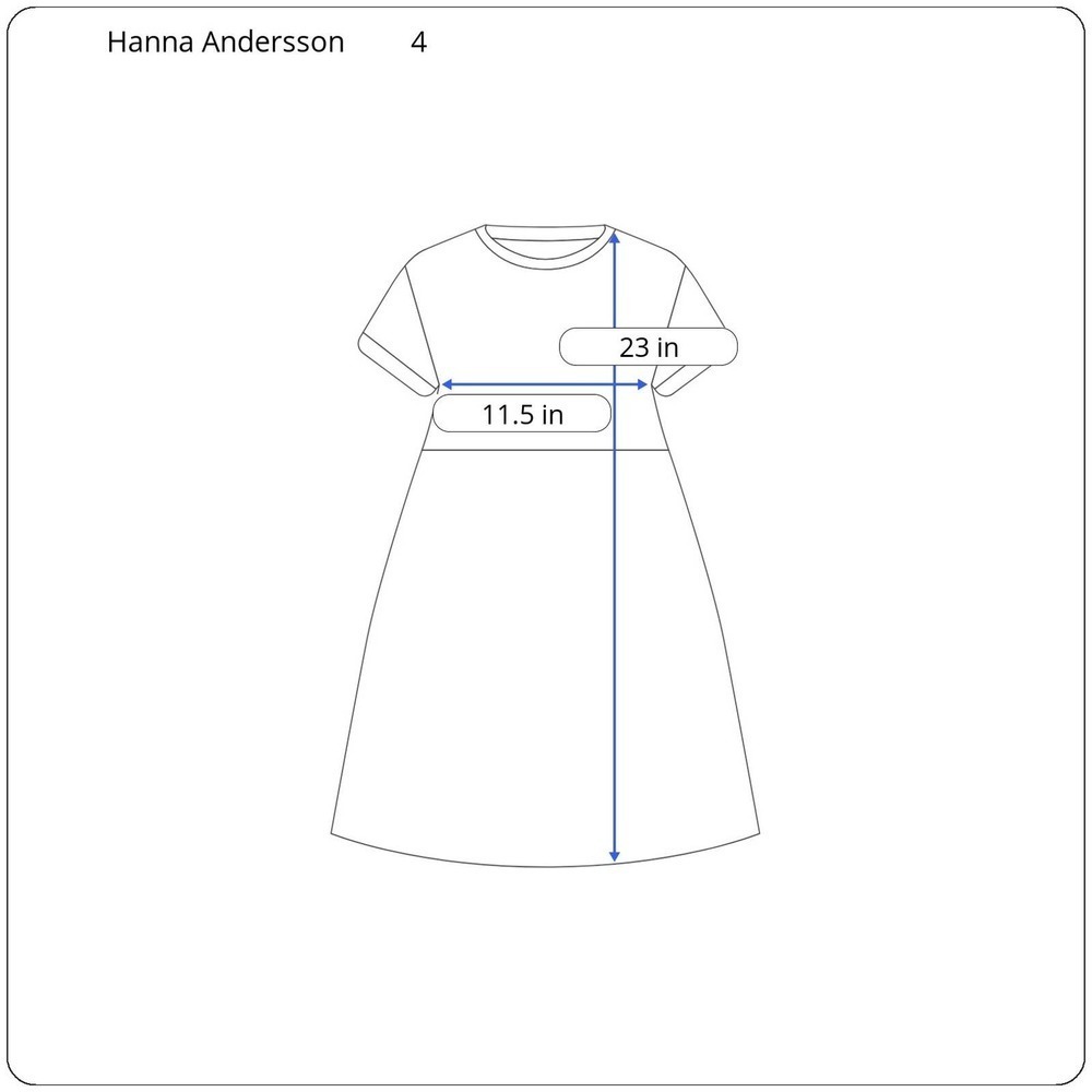 HANNA Andersson Dress 100 Girls 4 Colorful Plaid Tiered Twirl - Picture 9 of 9